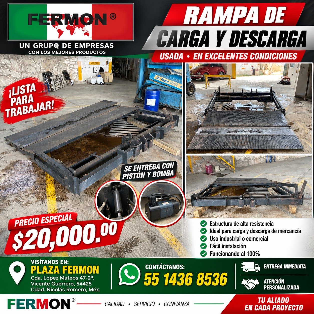 RAMPAS DE CARGA Y DESCARGA
