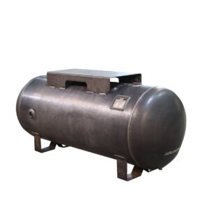 TANQUE DE 235 LITROS HORIZONTAL CON BASE DISEÑADO A 200 LBS