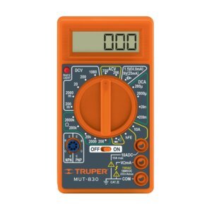 MULTIMETRO DIGITAL ESCOLAR MUT-830
