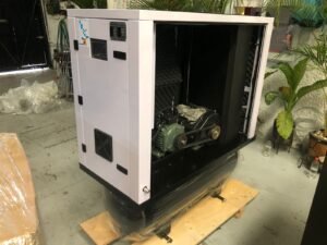 COMPRESOR DE TORNILLO DE 5 HP CON TANQUE DE 235 LITROS LIBRE DE ACEITE