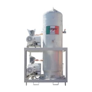 BOMBA DE VACIO DUPLEX DE 5 HP TANQUE DE 500 LITROS